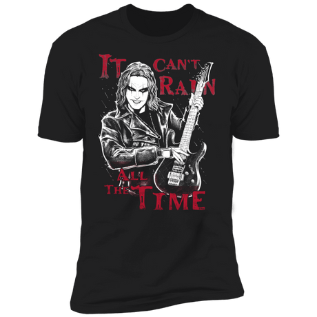 T-Shirts Black / X-Small Guitar Crow Men's Premium T-Shirt