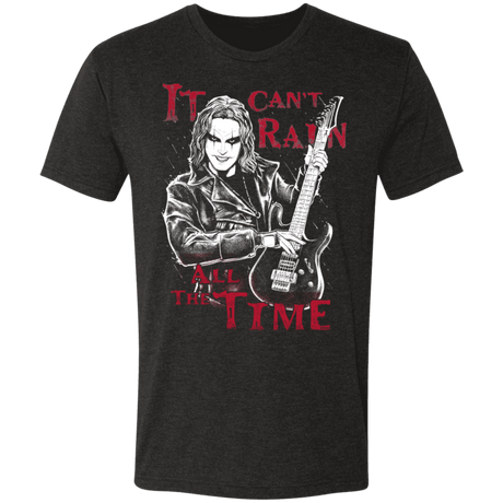 T-Shirts Vintage Black / S Guitar Crow Men's Triblend T-Shirt