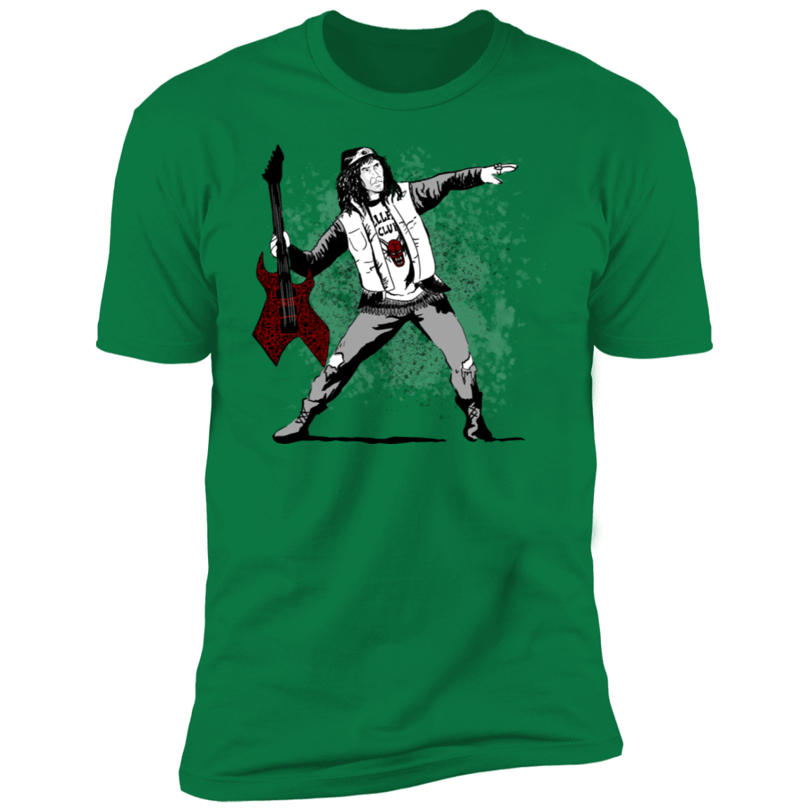 T-Shirts Kelly Green / S Guitar Men's Premium T-Shirt