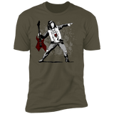 T-Shirts Military Green / S Guitar Men's Premium T-Shirt