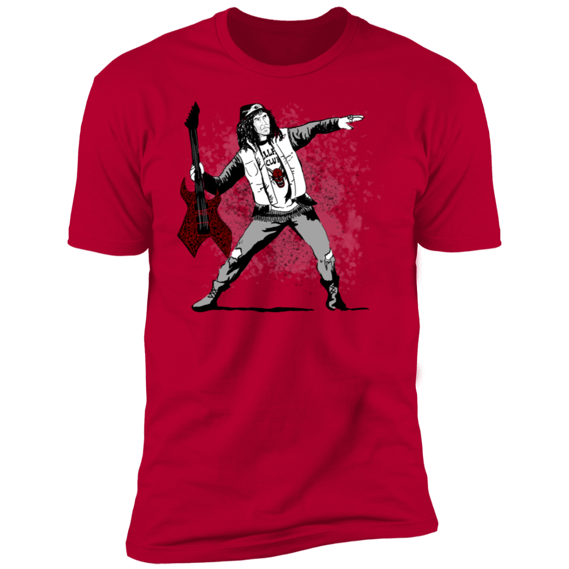 T-Shirts Red / S Guitar Men's Premium T-Shirt