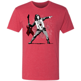 T-Shirts Vintage Red / S Guitar Men's Triblend T-Shirt