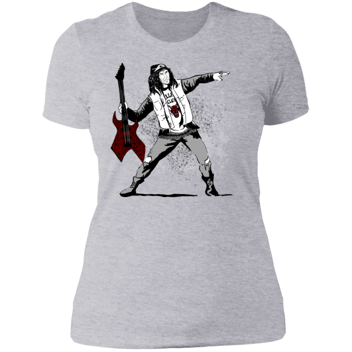 T-Shirts Heather Grey / S Guitar Women's Premium T-Shirt