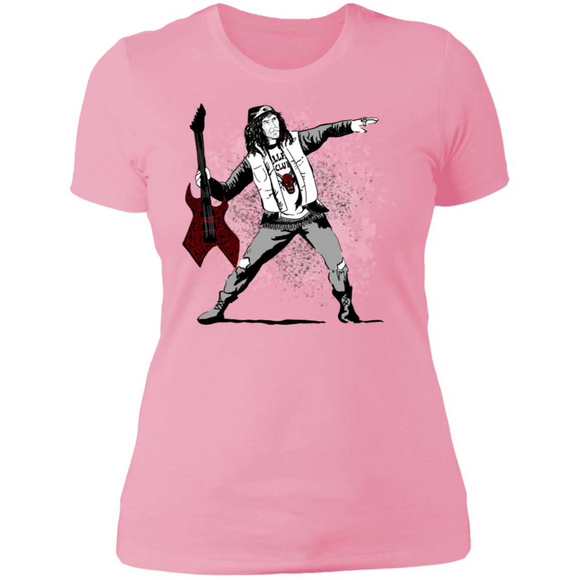 T-Shirts Light Pink / S Guitar Women's Premium T-Shirt