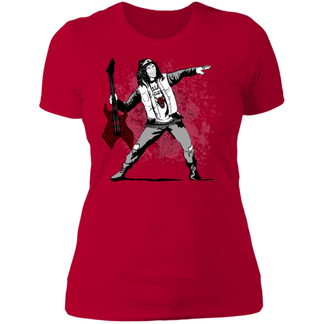 T-Shirts Red / S Guitar Women's Premium T-Shirt