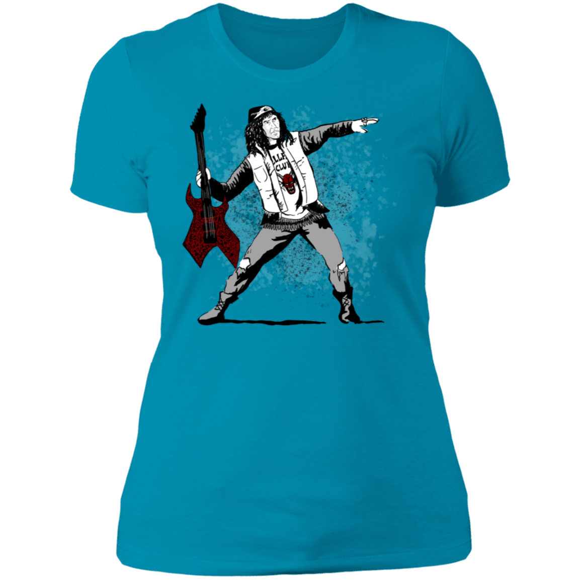 T-Shirts Turquoise / S Guitar Women's Premium T-Shirt