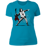 T-Shirts Turquoise / S Guitar Women's Premium T-Shirt