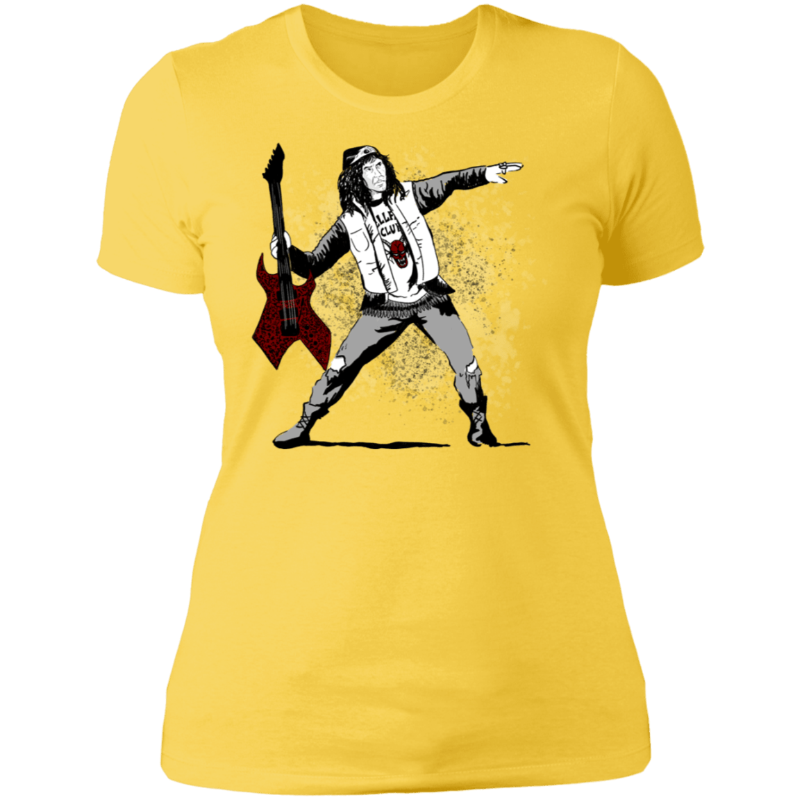 T-Shirts Vibrant Yellow / S Guitar Women's Premium T-Shirt