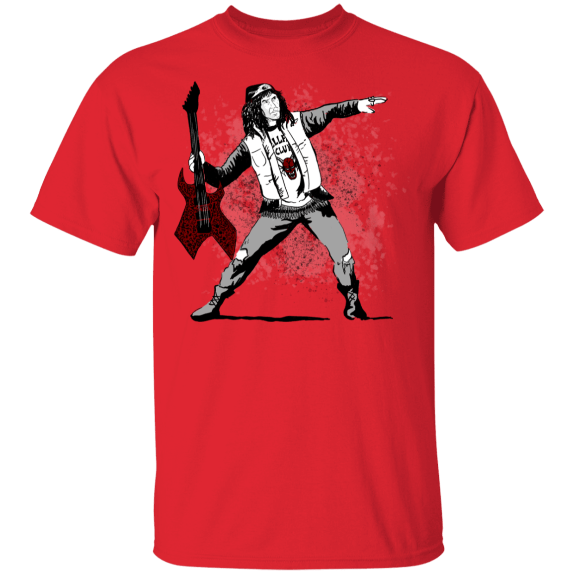 T-Shirts Red / YXS Guitar Youth T-Shirt