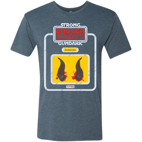 T-Shirts Indigo / Small Gundark Ears Men's Triblend T-Shirt