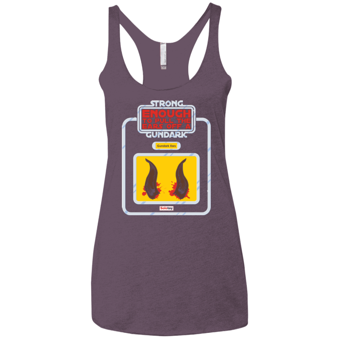 T-Shirts Vintage Purple / X-Small Gundark Ears Women's Triblend Racerback Tank