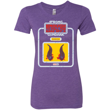 T-Shirts Purple Rush / Small Gundark Ears Women's Triblend T-Shirt