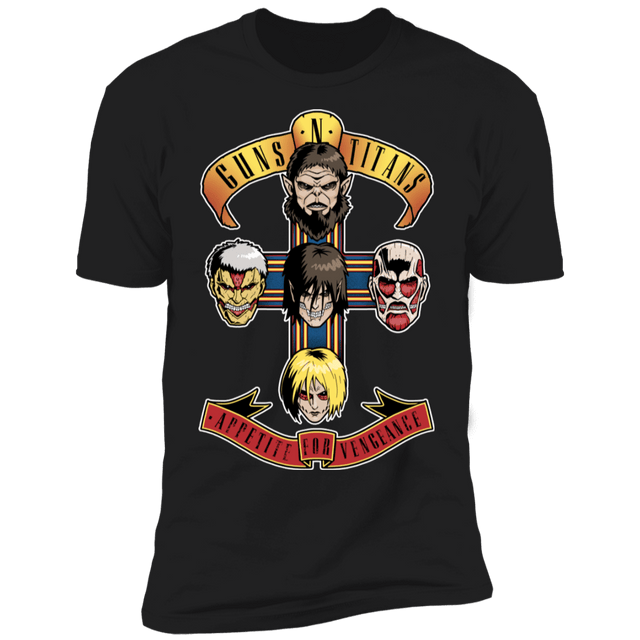 T-Shirts Black / X-Small Guns N Titans Men's Premium T-Shirt