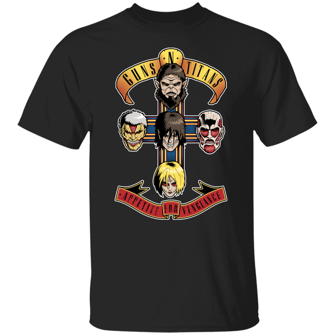 T-Shirts Black / S Guns N Titans T-Shirt