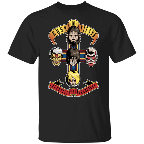 T-Shirts Black / YXS Guns N Titans Youth T-Shirt