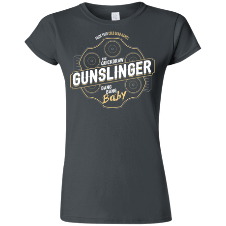 T-Shirts Charcoal / S Gunslinger Junior Slimmer-Fit T-Shirt