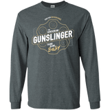 T-Shirts Dark Heather / S Gunslinger Men's Long Sleeve T-Shirt