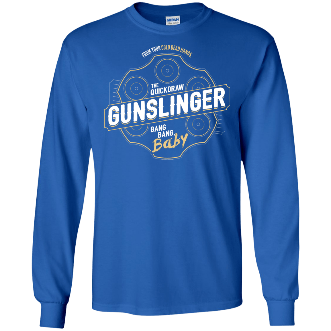 T-Shirts Royal / S Gunslinger Men's Long Sleeve T-Shirt