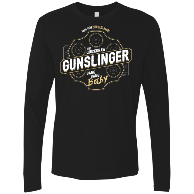 T-Shirts Black / S Gunslinger Men's Premium Long Sleeve
