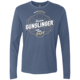 T-Shirts Indigo / S Gunslinger Men's Premium Long Sleeve