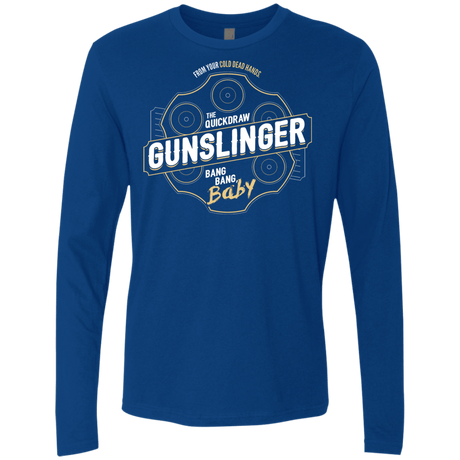 T-Shirts Royal / S Gunslinger Men's Premium Long Sleeve
