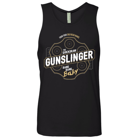 T-Shirts Black / S Gunslinger Men's Premium Tank Top