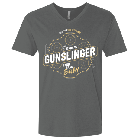 T-Shirts Heavy Metal / X-Small Gunslinger Men's Premium V-Neck