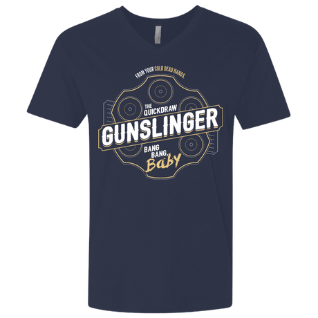 T-Shirts Midnight Navy / X-Small Gunslinger Men's Premium V-Neck