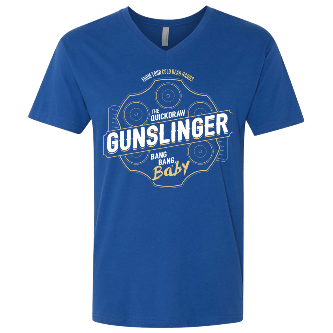 T-Shirts Royal / X-Small Gunslinger Men's Premium V-Neck