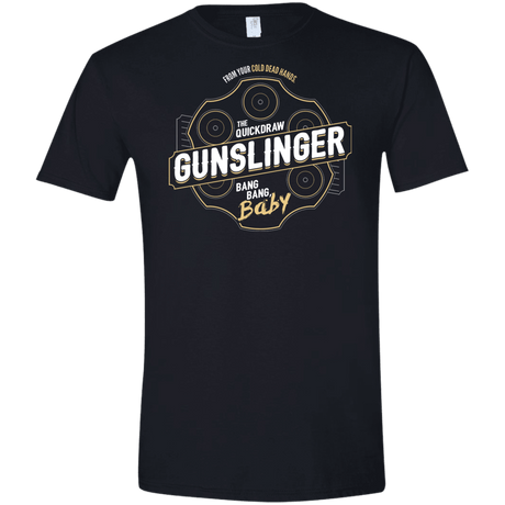 T-Shirts Black / X-Small Gunslinger Men's Semi-Fitted Softstyle