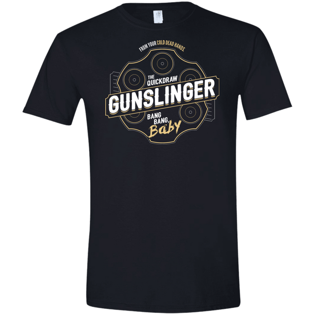 T-Shirts Black / X-Small Gunslinger Men's Semi-Fitted Softstyle
