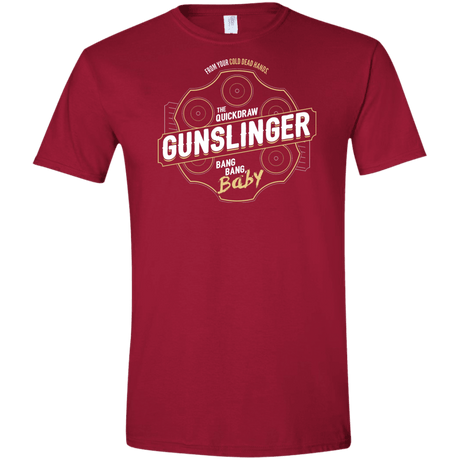 T-Shirts Cardinal Red / S Gunslinger Men's Semi-Fitted Softstyle