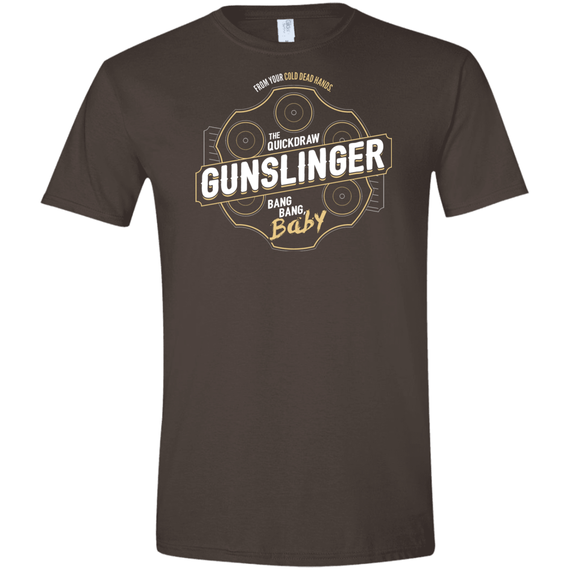 T-Shirts Dark Chocolate / S Gunslinger Men's Semi-Fitted Softstyle