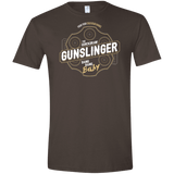 T-Shirts Dark Chocolate / S Gunslinger Men's Semi-Fitted Softstyle