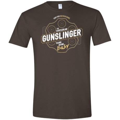 T-Shirts Dark Chocolate / S Gunslinger Men's Semi-Fitted Softstyle