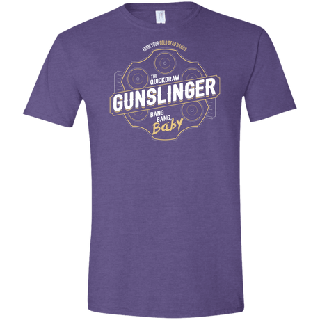 T-Shirts Heather Purple / S Gunslinger Men's Semi-Fitted Softstyle