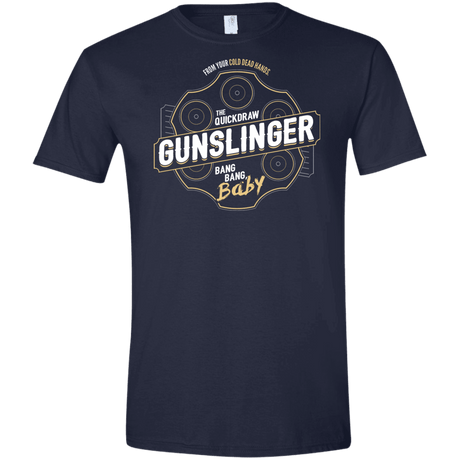 T-Shirts Navy / X-Small Gunslinger Men's Semi-Fitted Softstyle