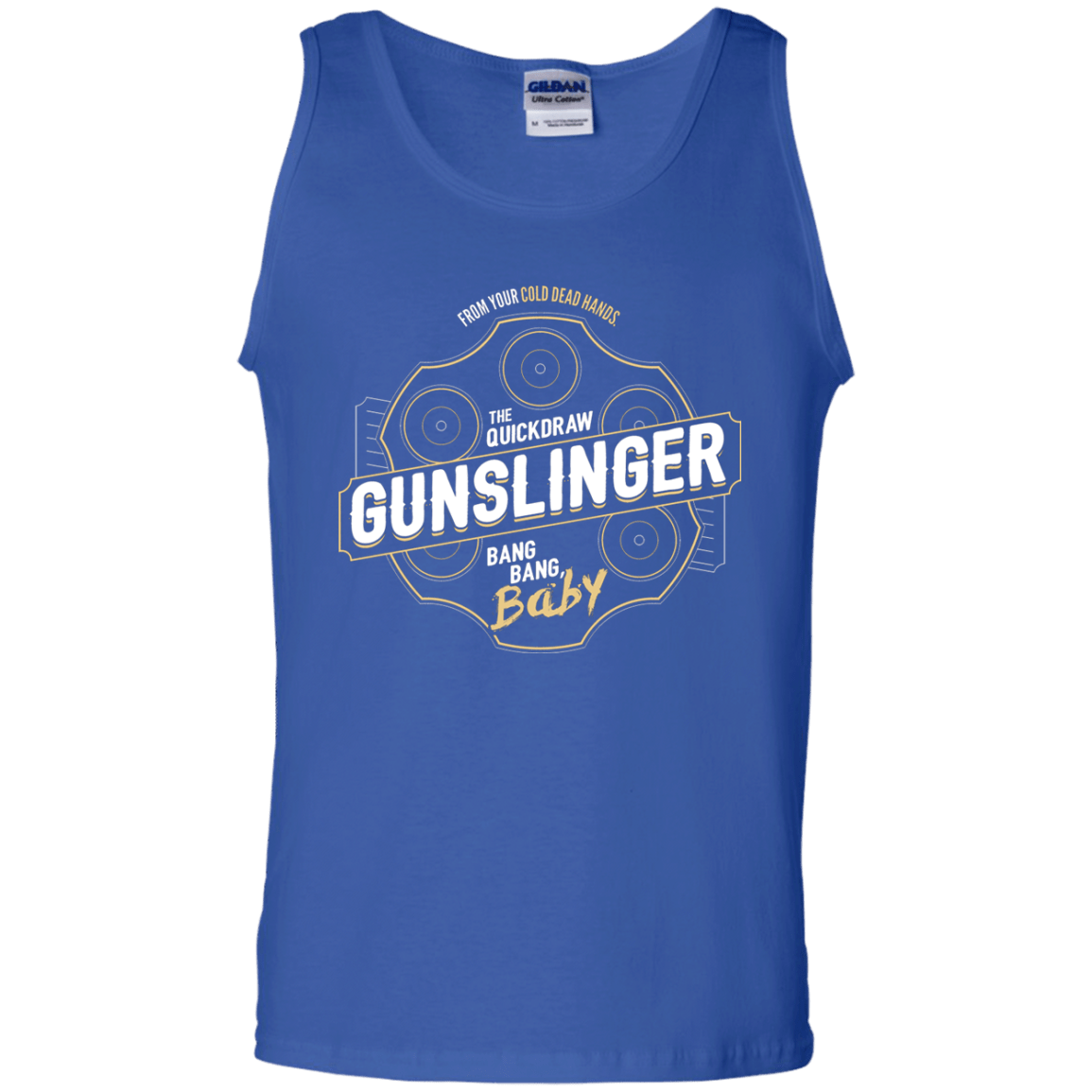 T-Shirts Royal / S Gunslinger Men's Tank Top
