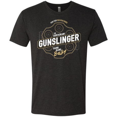 T-Shirts Vintage Black / S Gunslinger Men's Triblend T-Shirt
