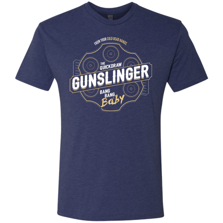 T-Shirts Vintage Navy / S Gunslinger Men's Triblend T-Shirt