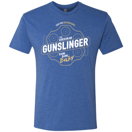 T-Shirts Vintage Royal / S Gunslinger Men's Triblend T-Shirt