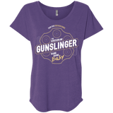 T-Shirts Purple Rush / X-Small Gunslinger Triblend Dolman Sleeve