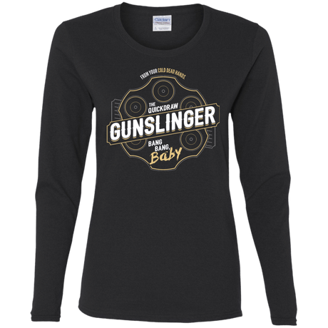 T-Shirts Black / S Gunslinger Women's Long Sleeve T-Shirt