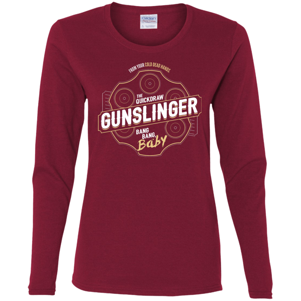 T-Shirts Cardinal / S Gunslinger Women's Long Sleeve T-Shirt