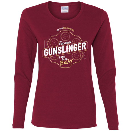 T-Shirts Cardinal / S Gunslinger Women's Long Sleeve T-Shirt