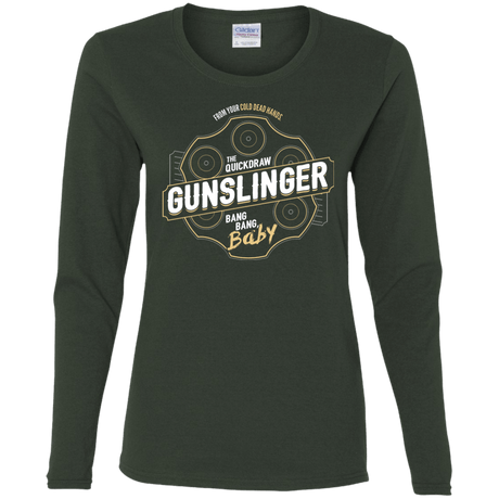T-Shirts Forest / S Gunslinger Women's Long Sleeve T-Shirt