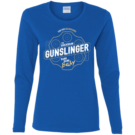 T-Shirts Royal / S Gunslinger Women's Long Sleeve T-Shirt