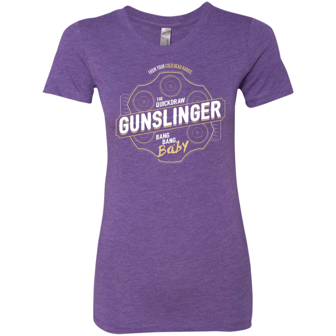 T-Shirts Purple Rush / S Gunslinger Women's Triblend T-Shirt