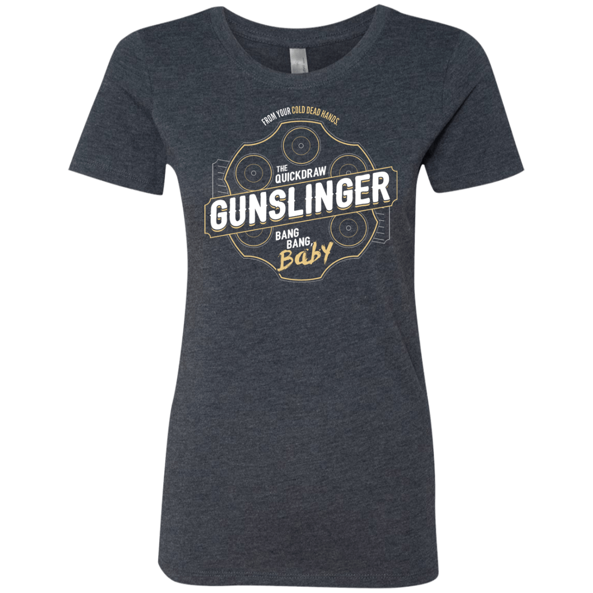 T-Shirts Vintage Navy / S Gunslinger Women's Triblend T-Shirt