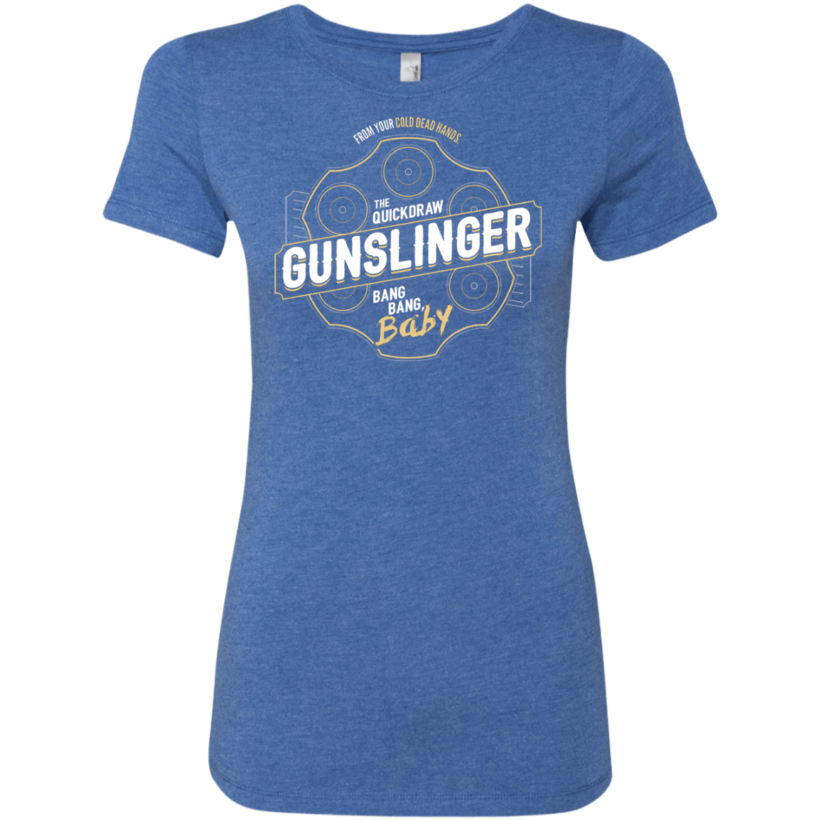 T-Shirts Vintage Royal / S Gunslinger Women's Triblend T-Shirt